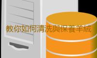 教你如何清洗與保養羊絨大衣