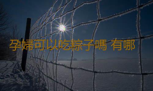 孕婦可以吃粽子嗎 有哪些注意事項